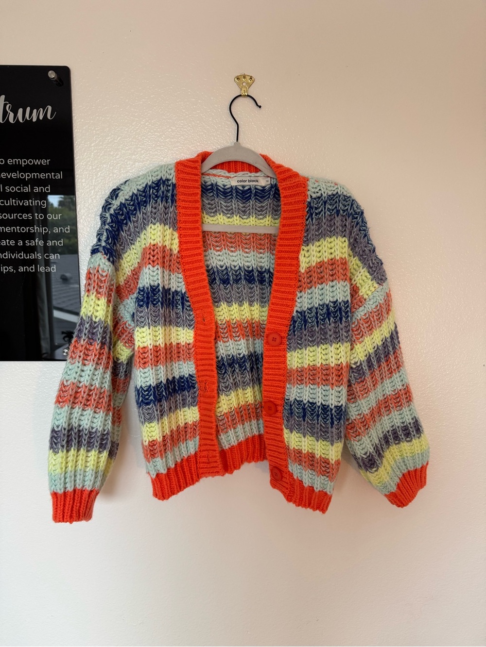 chunky cardigan